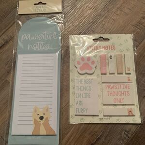 Dog‎ Sticky Notes Magnetic Notepad Lot Bundle New